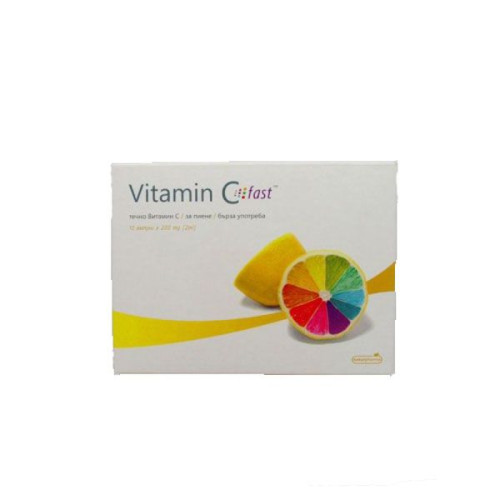 Naturpharma Vitamin C Fast 0.07 fl oz (2 ml) 10 Ampoules