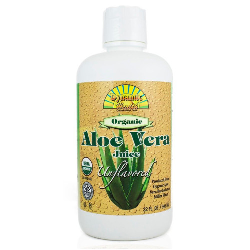 Dynamic Health Organic 100% Pure Aloe Vera Juice 31.99 fl oz (946 ml)