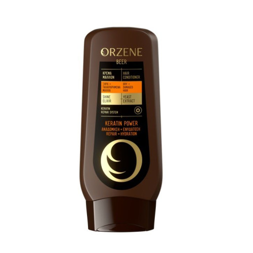 Orzene Beer Conditioner for Dry and Damaged Hair 8.45 fl oz (250 ml)