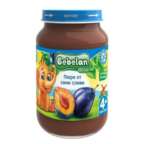 Ovko Blue Plum Fruit Puree for Children 4+ Months 6.7 oz (190 g)