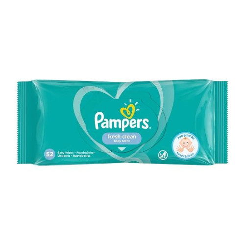 Pampers Fresh Clean Refreshing Baby Wipes 52 pcs