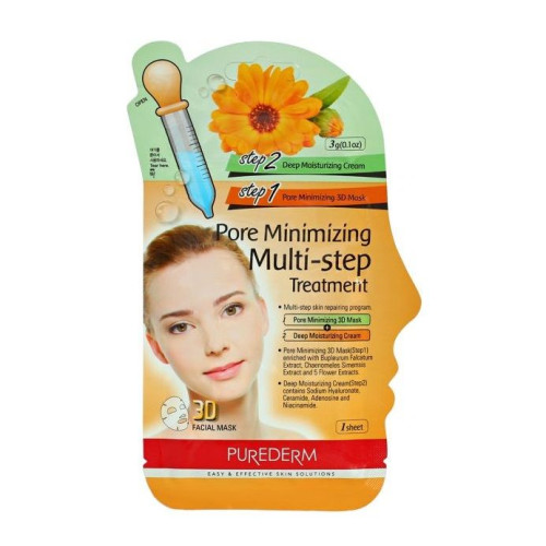 Adwin Purederm 3D Two-Phase Face Mask for Pore Tightening 1 pc