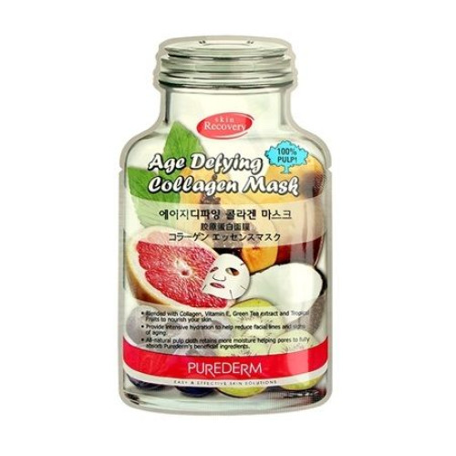 Adwin Purederm Rejuvenating Anti-Wrinkle Face Mask with Collagen 1 pc