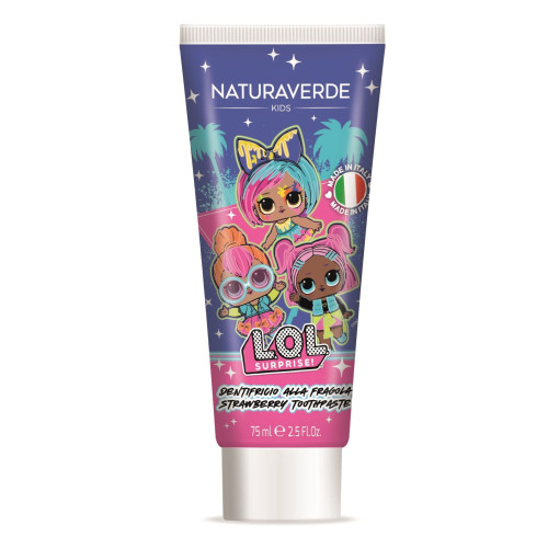 Disney Lol Surprise Toothpaste for Children Aged 3-6 with Strawberry Flavor 2.54 fl oz (75 ml)