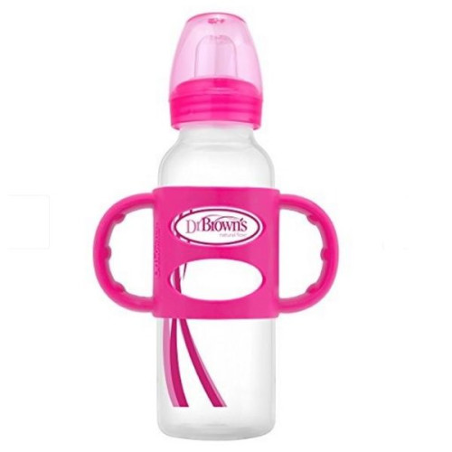 Dr. Brown's Options Transition Bottle with Narrow Neck and Soft Spout for Children 6+ Months 8.45 fl oz (250 ml) - 1057