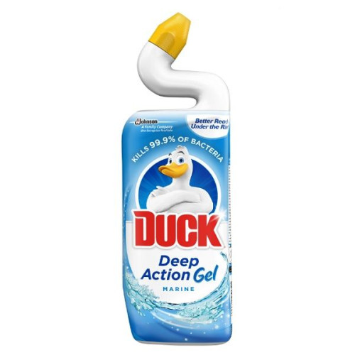 Duck Deep Action Gel Marine Liquid Gel for Toilet 25.36 fl oz (750 ml)