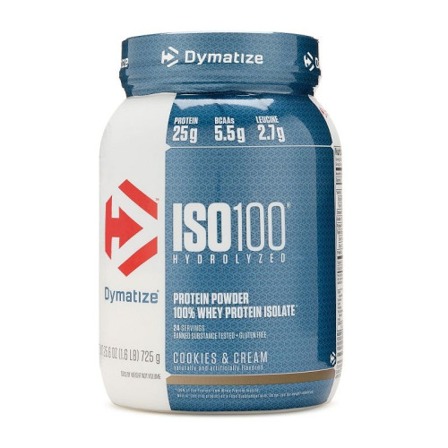 Dymatize Iso 100 Hydrolyzed Whey Protein Isolate Cookies and Cream 1.6 lb (725 g)