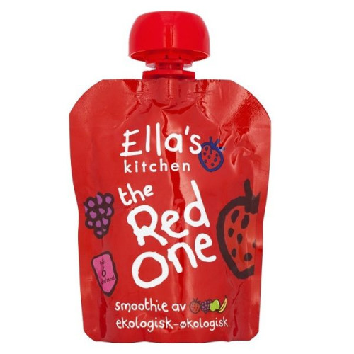 Ella's Kitchen the Red One Organic Puree - Red Fruit Smoothie for Babies and Children 6+ Months 3.17 oz (90 g)