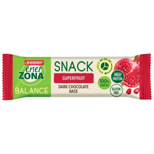 Enerzona Pomegranate Snack with Dark Chocolate Base Gluten-Free 0.88 oz (25 g)