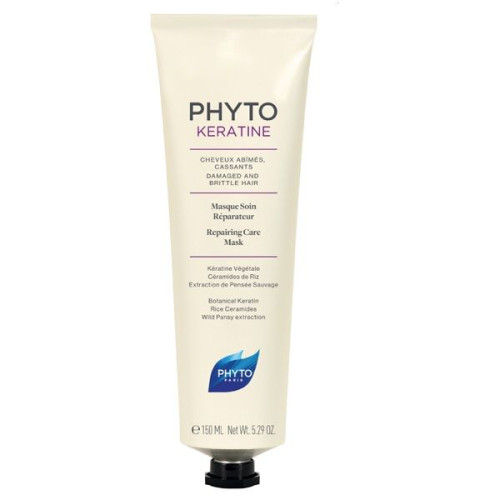 Phyto Phytokeratine Restorative Mask for Damaged Hair with Plant Keratin 5.07 fl oz (150 ml)