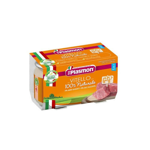 Plasmon Beef Puree for Children 4+ Months 9.88 oz (280 g) - 1097