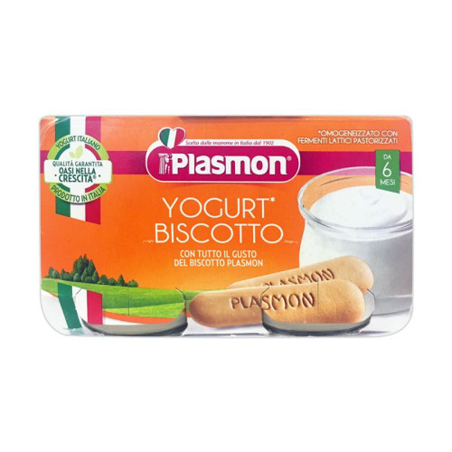 Plasmon Yogurt Puree with Biscuits for Children 6+ Months 4.67 lb (2120 g)