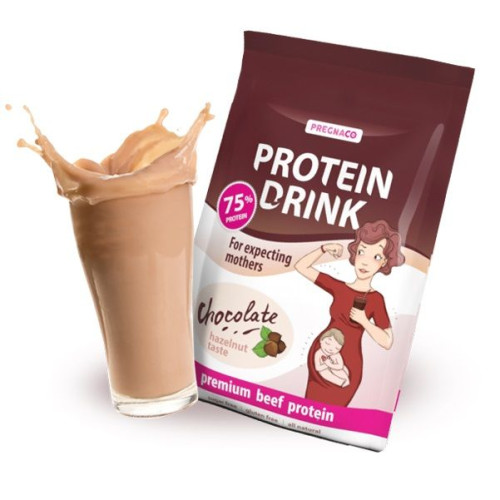 Pregnaco Protein Drink for Pregnant Women with Chocolate and Hazelnut Flavor 10.58 oz (300 g)