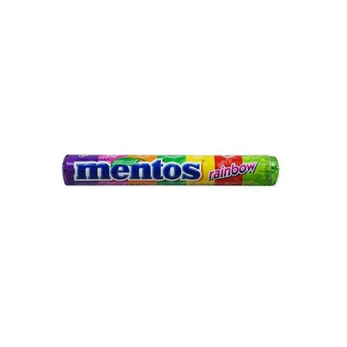 Mentos Rainbow Chewing Candy with Various Fruit Flavors 1.34 oz (38 g)