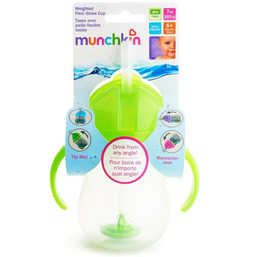Munchkin Click Lock Cup with Straw for Children 6+ Months 7 fl oz (207 ml)