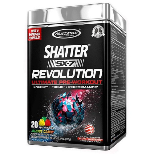 Muscletech Shatter SX-7 Revolution Candy Flavor 13.16 oz (373 g)