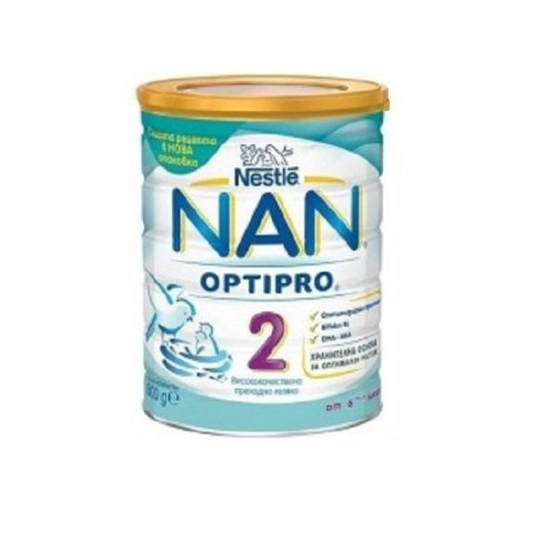 Nestle NAN Optipro 2 Adapted Milk for Small Children 6+ Months 1.76 lb (800 g)