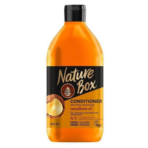 Nature Box Macadamia Oil Conditioner for Nourishing and Smoothing Hair with Macadamia Oil 13.02 fl oz (385 ml)