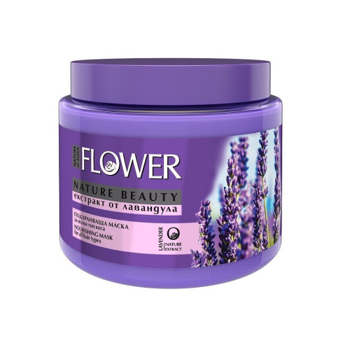Nature of Agiva Nourishing Mask for All Hair Types with Lavender 16.91 fl oz (500 ml)