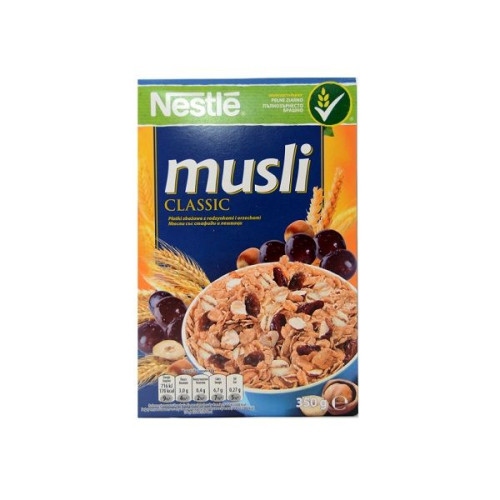 Nestle Muesli Classic Cereal Breakfast with Raisins and Hazelnuts 3 1.76 oz (50 g)