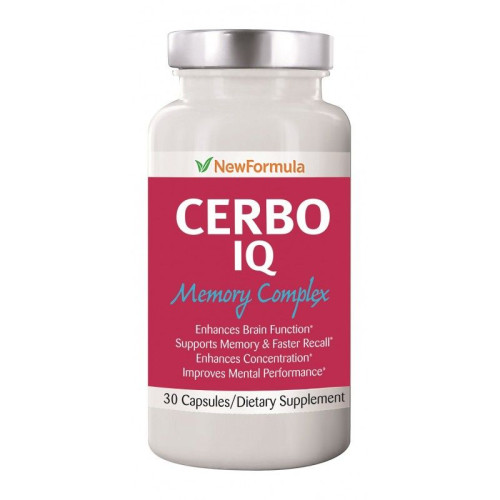 New Formula Cerbo Iq Memory Complex for Memory and Concentration 435 mg 30 Capsules