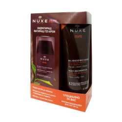 Nuxe Men Promo Set for Men Hydrating Face Gel for Sensitive Skin and Multifunctional Shower Gel