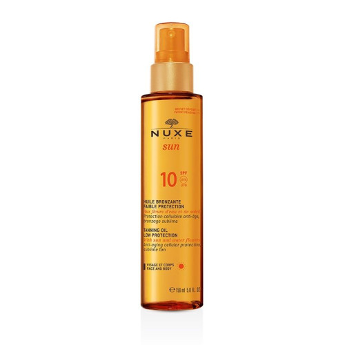 Nuxe Sun Tanning Oil for Face and Body SPF 10 5.07 fl oz (150 ml)