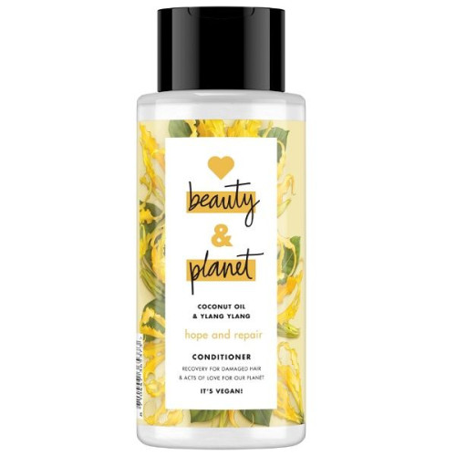 Love Beauty and Planet Coconut Oil and Ylang Ylang Repairing Conditioner for Damaged Hair 13.53 fl oz (400 ml)