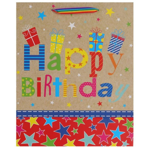 Elite Lux Gift Paper Bag - Happy Small