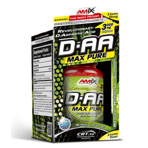 Amix D-AA Testosterone Booster D-Aspartic Acid 100 Capsules