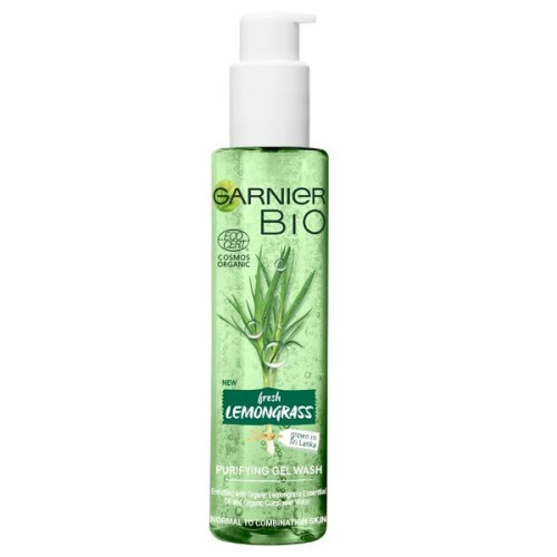 Garnier Bio Lemongrass Organic Cleansing Gel for the Face with Lemongrass 5.07 fl oz (150 ml)