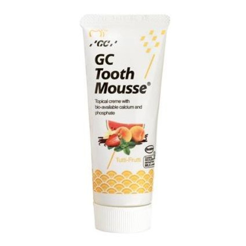 GC Tooth Mousse Remineralizing Dental Cream with Tutti-Frutti Flavor 1.18 fl oz (35 ml)