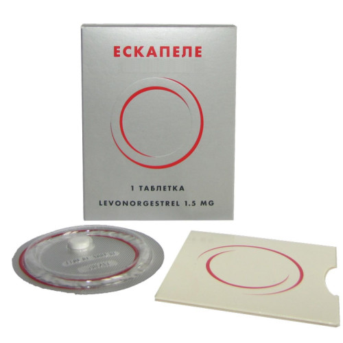 Gedeon Richter Escapele Emergency Contraception Up to 3 Days After Intercourse 1.5 mg 1 Tablet