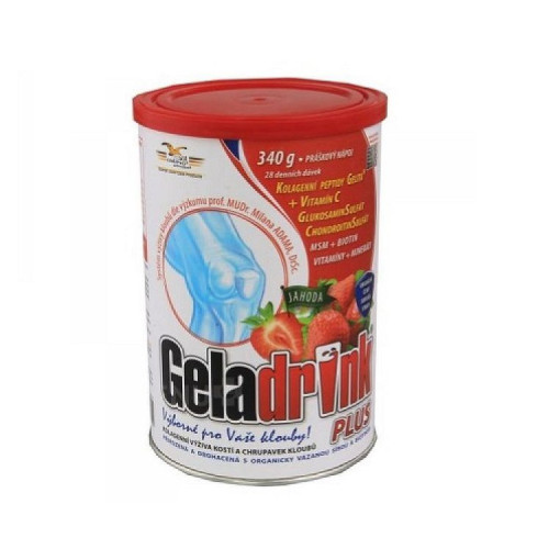 Geladrink Plus Strawberry Flavor Joint Recovery Powder 11.99 oz (340 g)