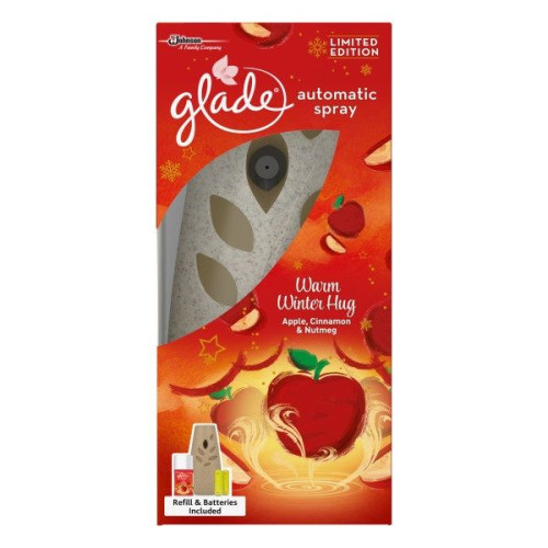 Glade Warm Winter Hug Apple and Cinnamon Scented Room Freshener 9.1 fl oz (269 ml)