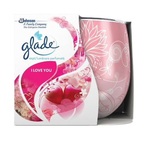 Glade I Love You Scented Candle 4.23 oz (120 g)
