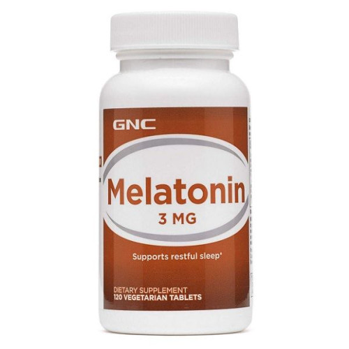 GNC Melatonin 3 mg for Insomnia 120 Tablets