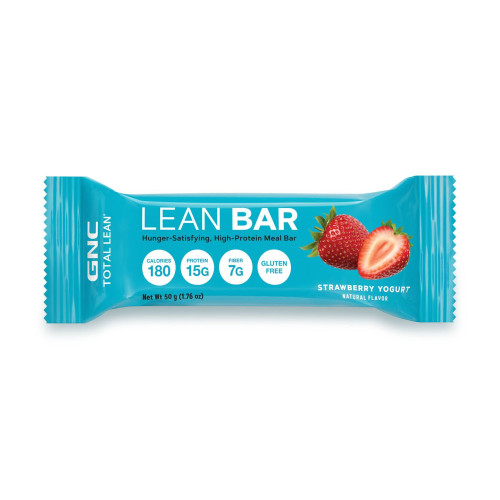 GNC Total Lean Bar Protein Bar with Strawberry Yogurt Flavor 1.76 oz (50 g)