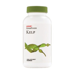 GNC Super Foods Kelp Kelp/Brown Seaweed Extract for Thyroid Health 30 mg 90 Capsules