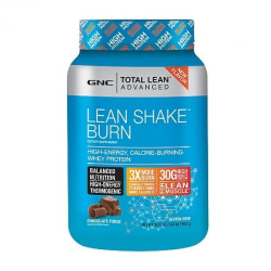 GNC Total Lean Advanced Shake Burn Chocolate Fudge Flavor Protein Shake 1.67 lb (758 g)
