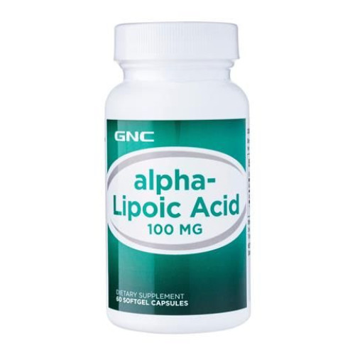 GNC Alpha Lipoic Acid 100 mg for Good Overall Health 60 Capsules
