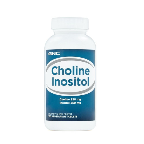 GNC Nutritional Supplement with Choline and Inositol 100 Vegetarian Tablets