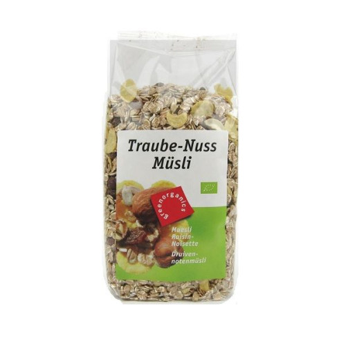 Green Organics Organic Muesli with Hazelnuts and Raisins 1.1 lb (500 g)