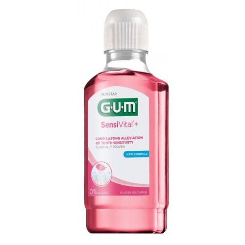 Gum Sensivital+ Daily Mouthwash for Hypersensitivity 10.14 fl oz (300 ml)