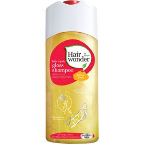 Hairwonder Hair Repair Gloss Restorative Shampoo fShine Long-Lasting Color Blonde Hair 6.76 fl oz (200 ml)