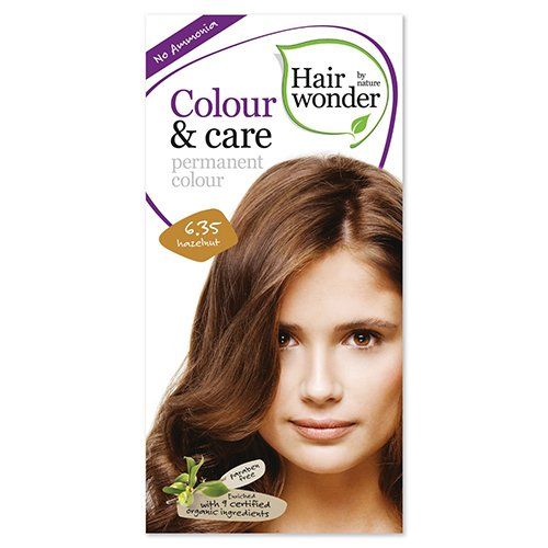 Hairwonder Color and Care Permanent Ammonia-Free Hair Dye Color 6.35 Hazelnut