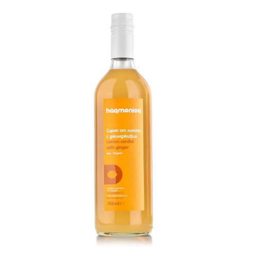Harmonica Organic Lemon Syrup with Ginger 25.36 fl oz (750 ml)