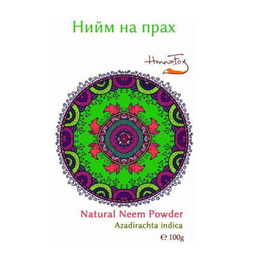 Henna Fox Organic Neem Powder 3.53 oz (100 g)