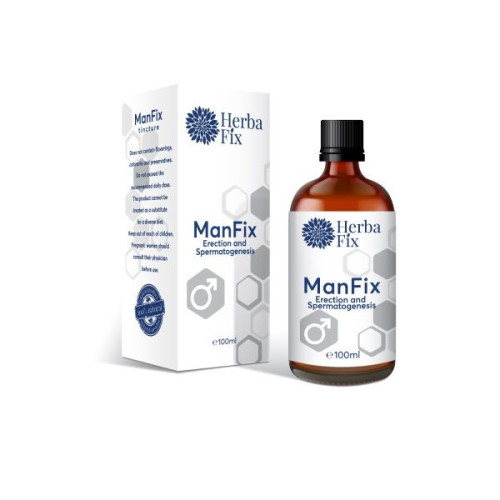 Herbafix Menfix Herbal Stimulant for Erection Libido and Increased Sexual Activity 3.38 fl oz (100 ml)