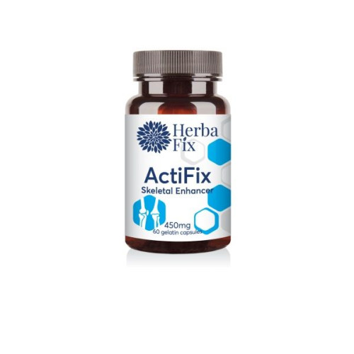 Herbafix Actifix for Joint Pain Arthritis and Osteoporosis 450 mg 60 Capsules